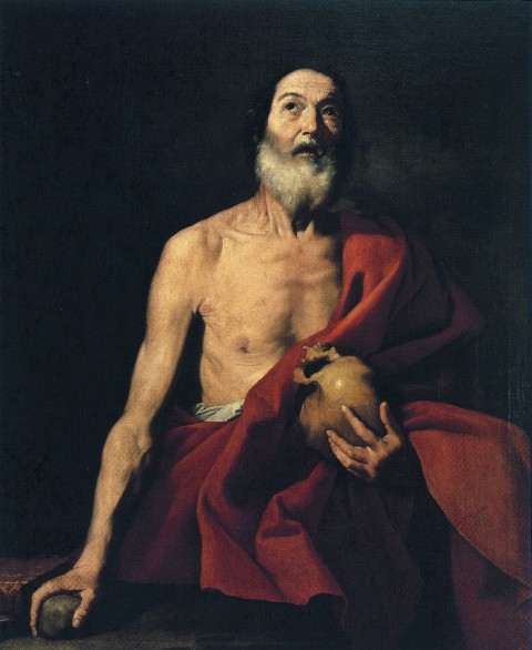 Jusepe de Ribera, San Girolamo collezione Sgarbi