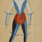 Kazimir Malevich, Aviator in Victory over the Sun, 1913 - Collection Stedelijk Museum Khardzhiev Chaga