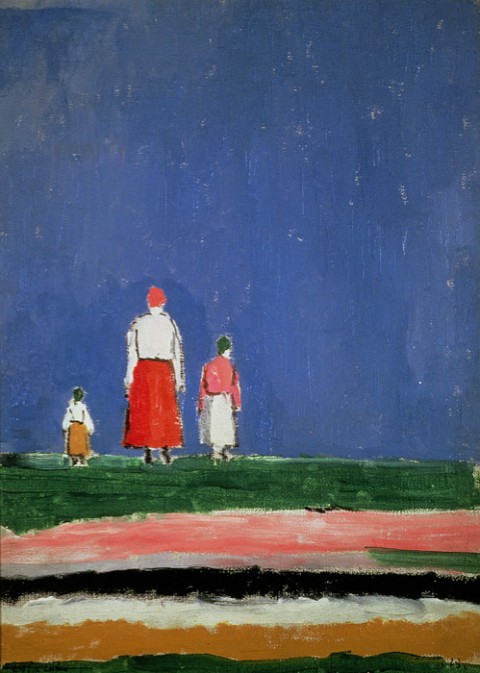 Kazimir Malevich, Three Figures, 1928 - Collection V. A. Dudakov