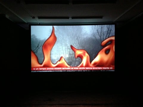 Riccardo Benassi - Techno Casa - veduta della mostra presso Marsèlleria, Milano 2013