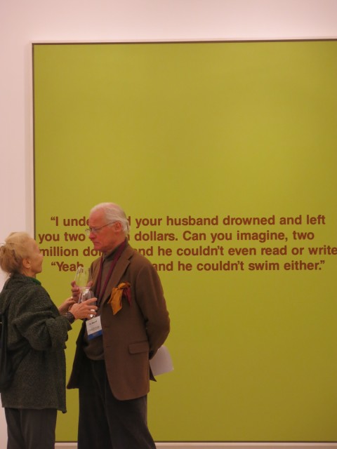 Richard Prince - Monochromatic Jokes - veduta della mostra presso Nahmad Contemporary, New York 2013