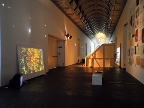 Marinella Senatore - Costruire comunità - veduta della mostra presso il Castello di Rivoli, Rivoli 2013