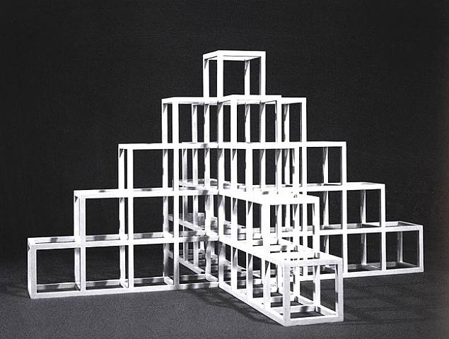 Sol LeWitt, Costruzione cubica, 1971