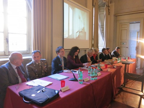 Un momento della presentazione della Grande Brera