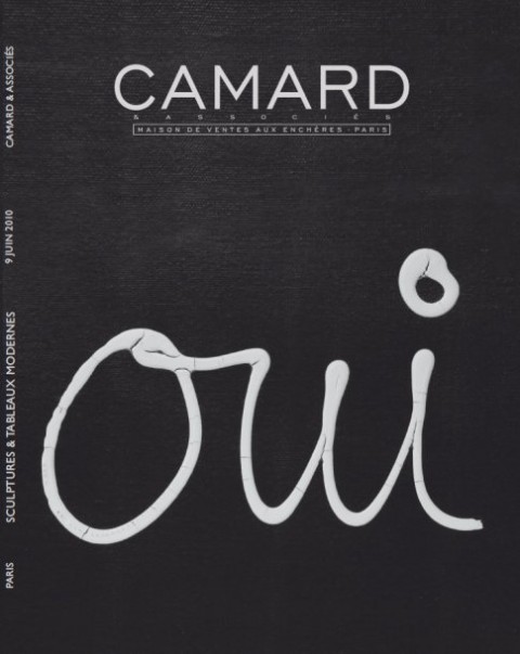La copertina di un catalogo d'asta della Camard & Associés 