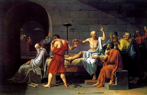 La morte di Socrate secondo Jacques-Louis David