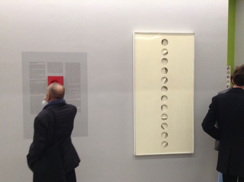 Paolo Scheggi – Selected Works from European Collections - veduta della mostra presso la Ronchini Gallery, Londra 2013