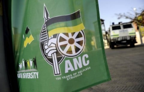 La bandiera dell'African National Congress
