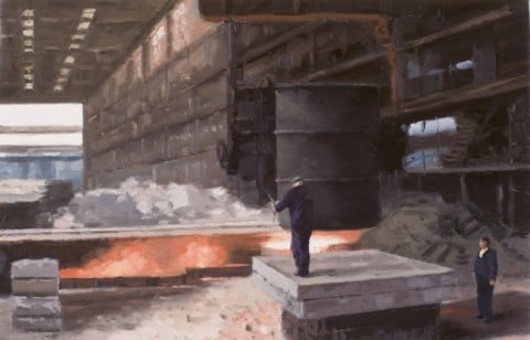 Serba Savu, The Foundry, 2009 - olio su tela