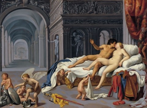 Carlo Saraceni, Venere e Marte, Madrid, Carmen Thyssen-Bornemisza Collection