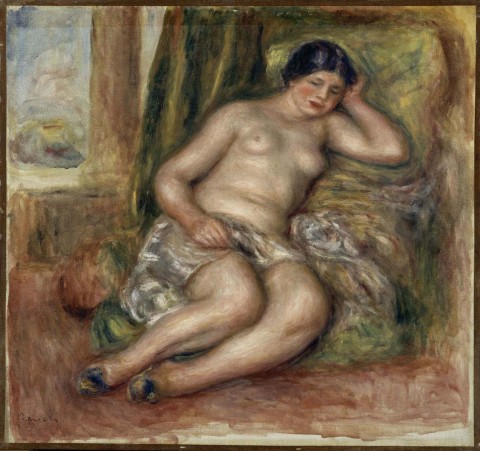 Auguste Renoir, Odalisque dormant, 1915-1917 - Olio su tela; 50 x 53 cm - Paris, Musée d’Orsay - © Hervé Lewandowski RMN-Réunion des Musées Nationaux/ Distr. Alinari