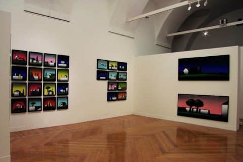 Tino Stefanoni - L’enigma dell’ovvio - veduta della mostra presso la Galleria Gruppo Credito Valtellinese, Milano, 2013 - photo Nino Lo Duca
