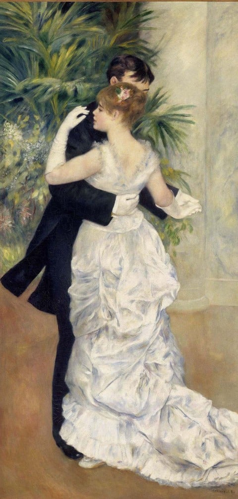 Auguste Renoir, Danse à la ville, 1883 - Olio su tela; 180 x 90 cm - Paris, Musée d’Orsay - © Hervé Lewandowski RMN-Réunion des Musées Nationaux/ Distr. Alinari