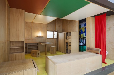 Il Cabanon ricostruito per la mostra Le Corbusier: An Atlas of Modern Landscapes - MoMA, New York 2013