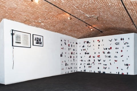 disUmanesimi - veduta della mostra presso la Fondazione Biagiotti, Firenze 2013