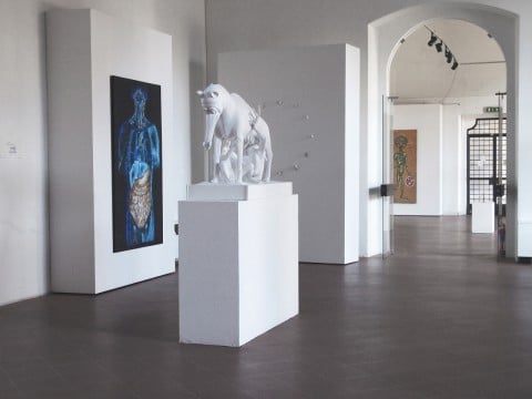 Leonardo Pivi - Terra bruciata - veduta della mostra presso FAR, Rimini 2014