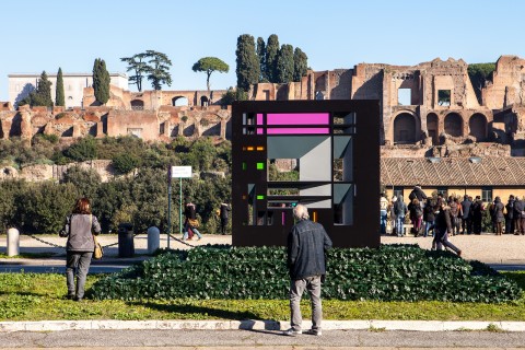 Francesco Visalli, Omaggio a Mondriaan, Roma