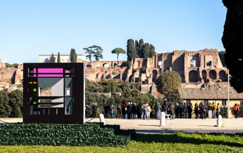 Francesco Visalli, Omaggio a Mondriaan, Roma