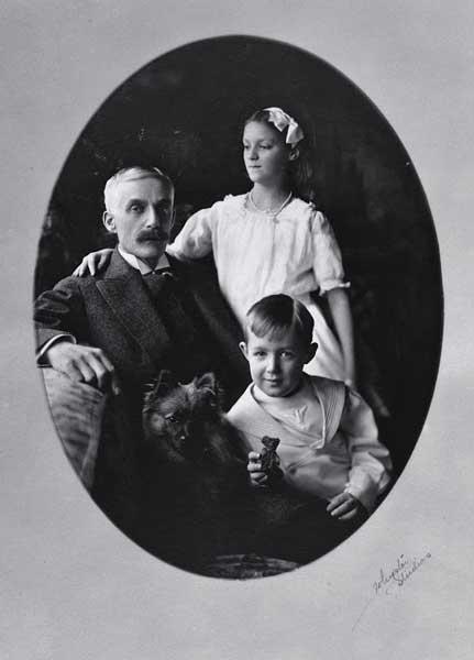 Andrew Mellon con i figli Ailsa e Paul
