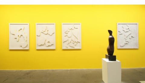 La galassia di Arp - veduta della mostra presso il Museo MAN, Nuoro 2014