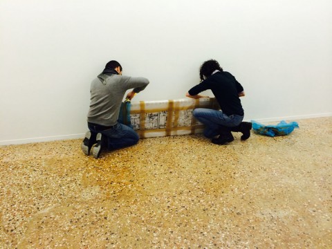 Allestimento in corso... Elena Mazzi 2