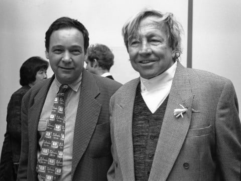 Bruce Helander e Robert Rauschenberg, courtesy l'artista