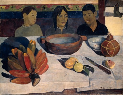 Paul Gauguin, Le repas (ou Les Bananes), 1891