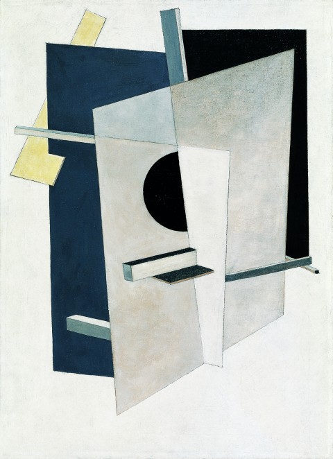 El Lissitzky, Proun 6. Piani di interpenetrazione, 1919-1920, Courtesy Kunstmuseum Moritzburg, Halle, Saale, Germania