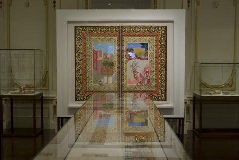 Shahzia Sikander - veduta della mostra presso il Cooper Hewitt National Design Museum, New York 2009 - courtesy Sikander Studio