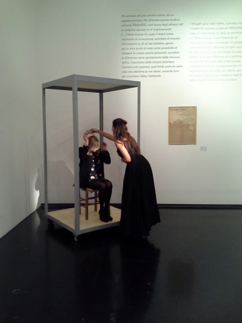 Renato Mambor - Atto unico - veduta della mostra presso il Macro, Roma 2014