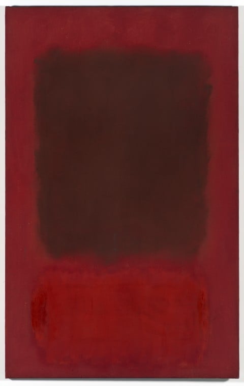 Mark Rothko, Red and Brown, 1957 - Olio su tela, 175, 26 x 109,86 x 2,54 cm - Los Angeles, The Museum of Contemporary Art, The Panza Collection - © Kate Rothko Prizel & Christopher Rothko/ Artists Rights Society (ARS), New York, photo Brian Forrest  