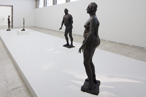 Giacometti, Marini, Richier. La figure tourmentée - veduta della mostra presso il Musée cantonal des Beaux-Arts, Losanna 2014 - photo Nora Rupp