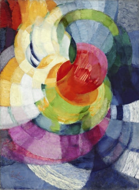 Frank (Frantisek) Kupka, Dischi di Newton(studio per Fuga in due colori), 1912 - olio su tela, cm 100,33 x 73,66 - Philadelphia Museum of Art - © Frank Kupka by SIAE 2014 