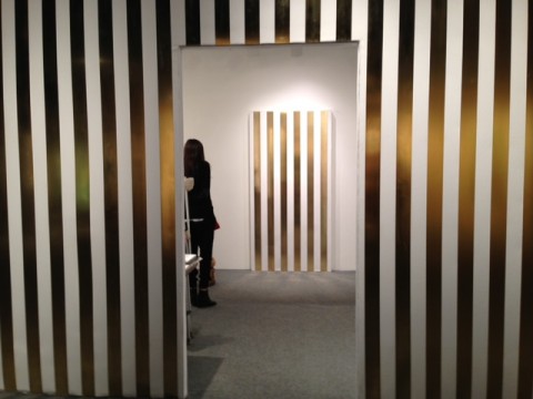 Daniel Buren @ Bortolami, ADAA 2014, New York