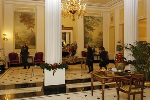 La Lobby del Grand Hotel Majestic (già Baglioni)