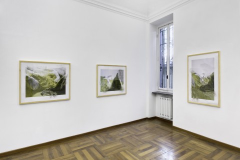 Laura Pugno - Form in progress - veduta della mostra presso la Galleria Alberto Peola, Torino 2014