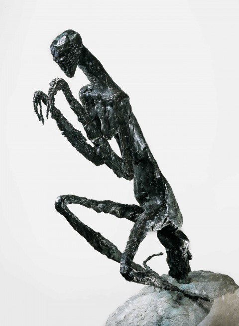 Germaine Richier, La Mante, 1946, bronze, 158 × 56 × 78 cm - Genève, Galerie Jacques de la Béraudière. © 2013, ProLitteris, Zurich - Photo : Droits réservés