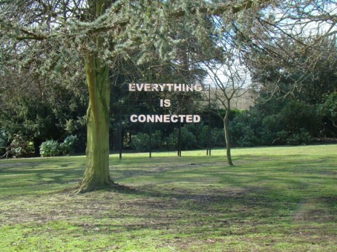 Peter Liversidge, Everything is Connected, 2010 - Yorkshire Sculpture Park