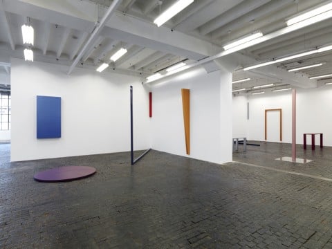 Gianni Piacentino, a retrospective - veduta della mostra presso il CAC, Ginevra 2014 - photo Annik Wetter