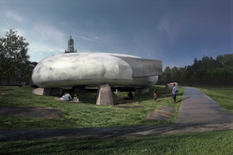 Smiljan Radic - Serpentine Galleries Pavilion 2014, External indicative