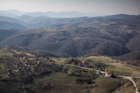 L’altopiano sopra Srebrenica. Fotografia di Zijah Gafic per Fondazione Benetton