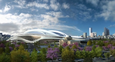 Zaha Hadid, New National Stadium of Japan, Tokyo