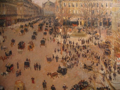 Pissarro. L'anima dell'Impressionismo - veduta della mostra presso il Castello Visconteo, Pavia 2014