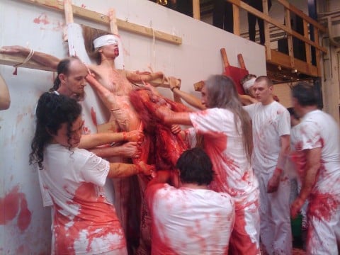 Hermann Nitsch, Aktion