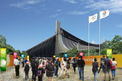 Kenzo Tange, Yoyogi National Stadium, 1964