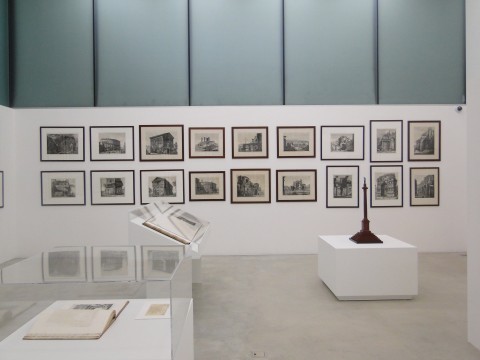 Luigi Rossini - Il viaggio segreto - veduta della mostra presso il m.a.x. museo, Chiasso 2014