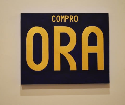 Giancarlo Neri - L’eterna speranza del pittore, acrilico su tela, 2013 - photo Pia Lauro
