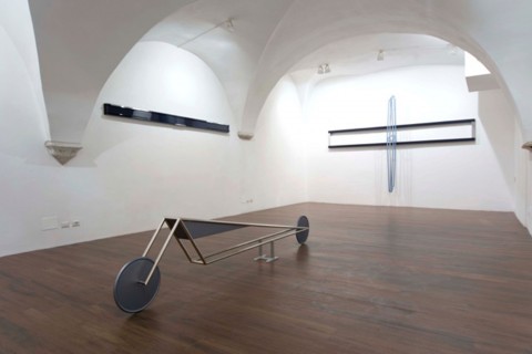 Gianni Piacentino - veduta della mostra presso Giacomo Guidi Arte Contemporanea, Roma 2014
