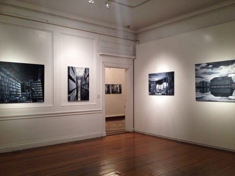 Andrea Chiesi - veduta dell'installazione presso l'Istituto Italiano di Cultura, New York 2014