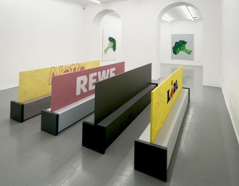 Lorenzo Scotto di Luzio - Besser Einkaufen Besser Leben - veduta della mostra presso la Galleria Fonti, Napoli 2014